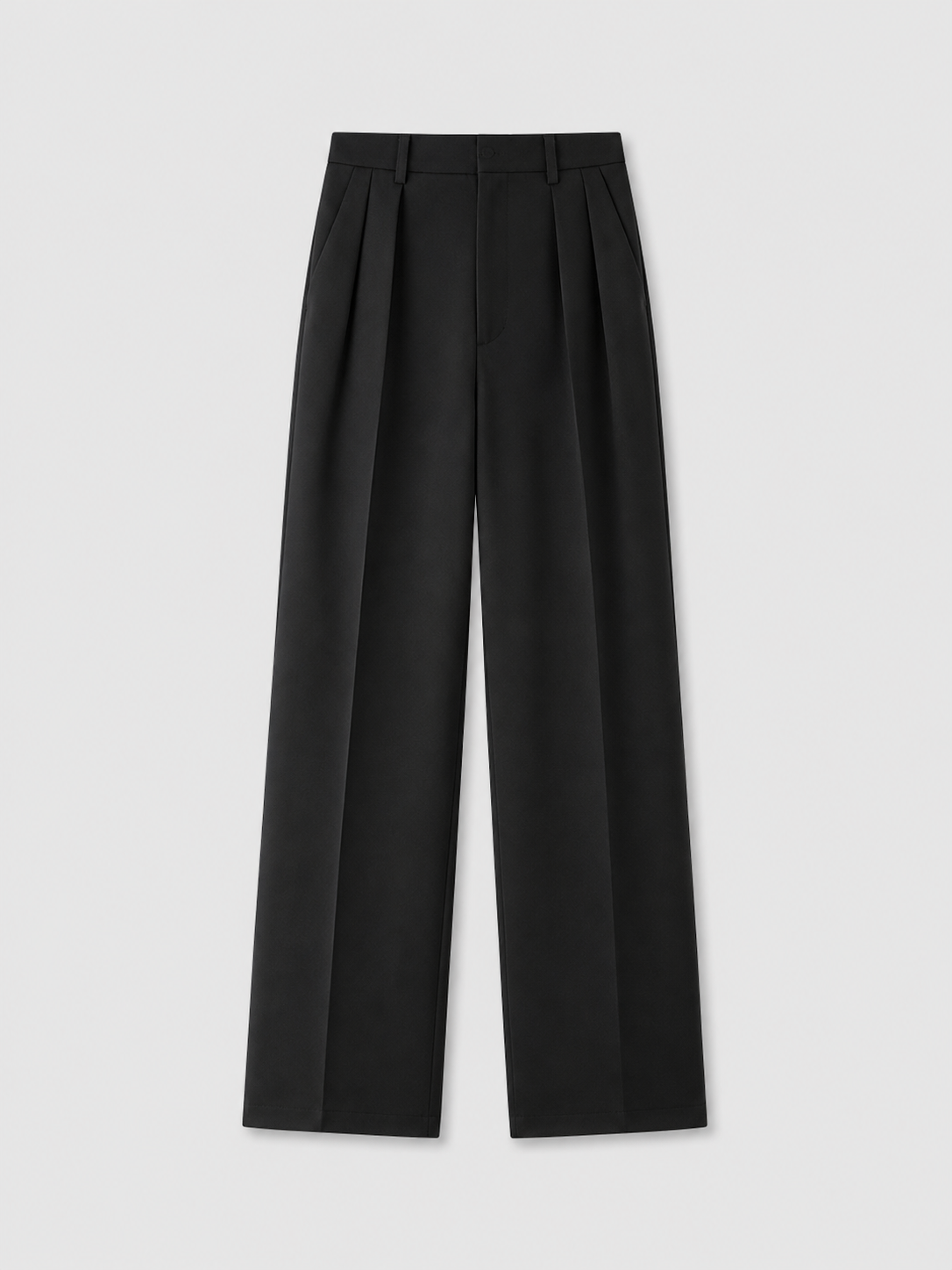 WIDE TWO TUCK TROUSERS