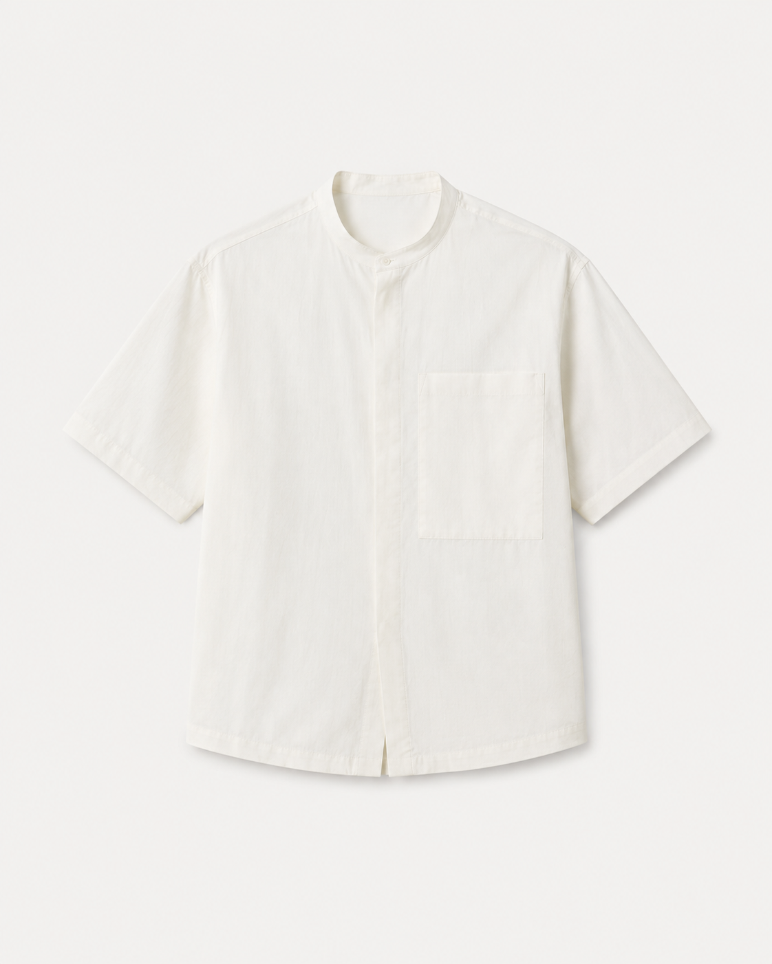 COLLARLESS SUMMER SHIRT