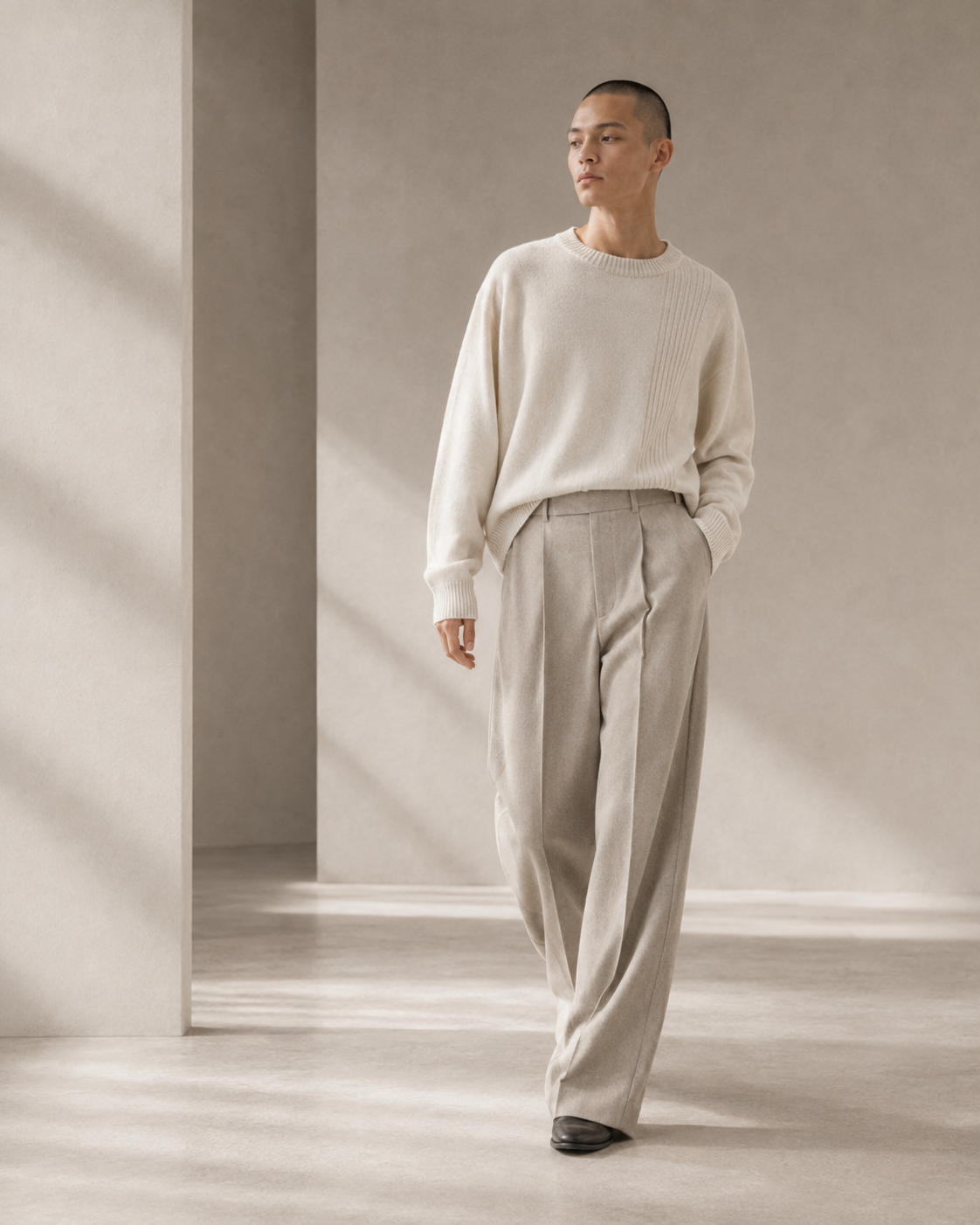SHIFT TROUSER / STONE