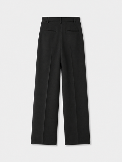 WIDE TWO TUCK TROUSERS
