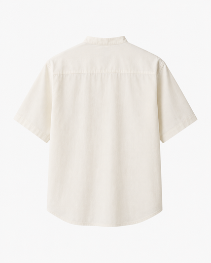 COLLARLESS SUMMER SHIRT